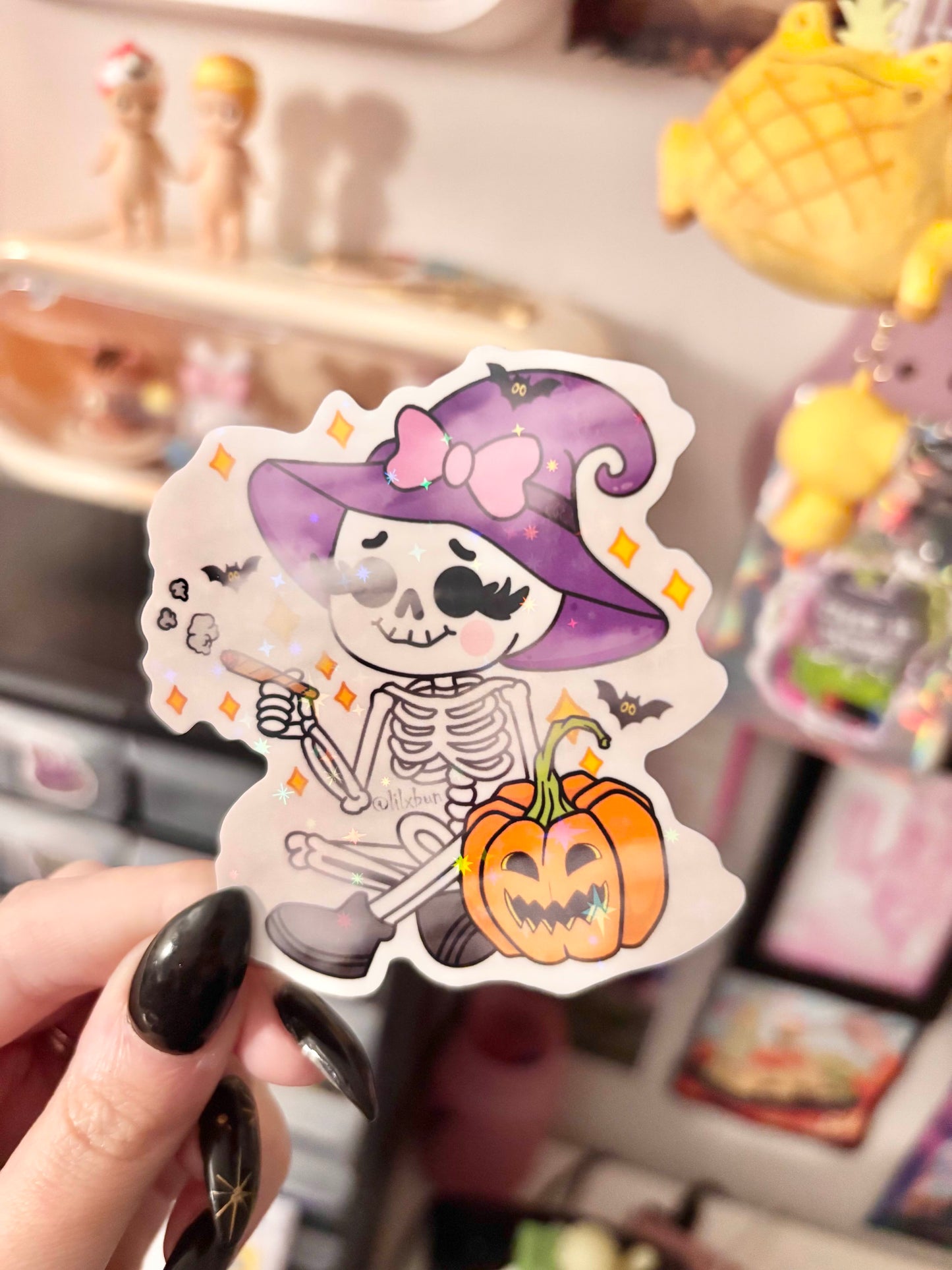 Smokin Skele Patreon Exclusive Sticker