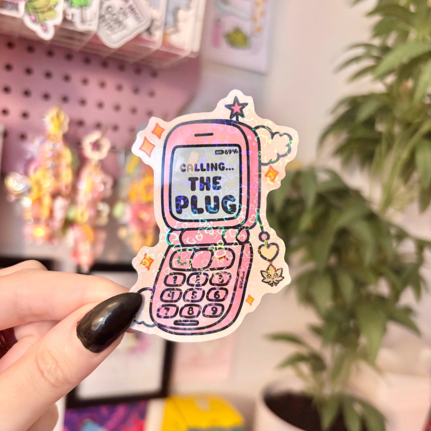Plug Callin Exclusive Sticker