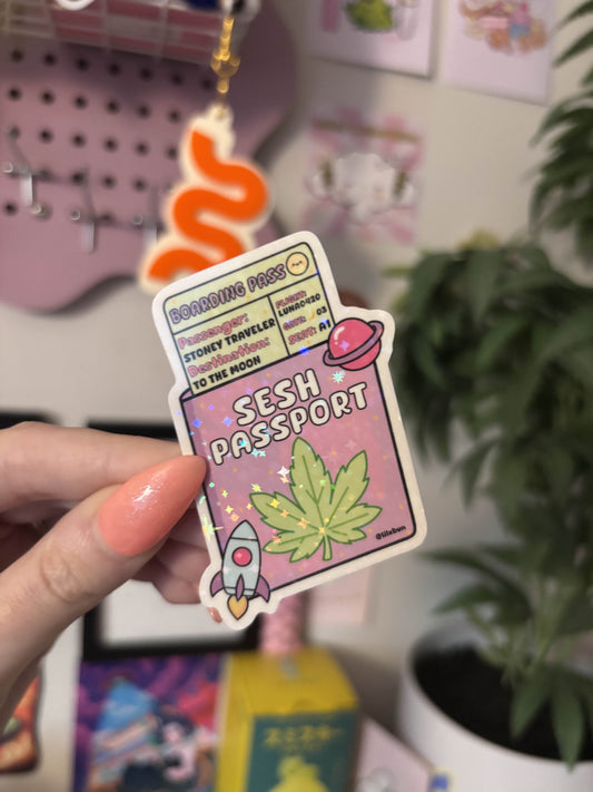 Sesh Passport Exclusive Sticker