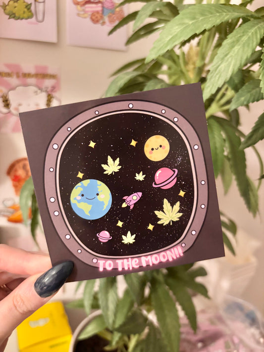 To the Moon Exclusive Print