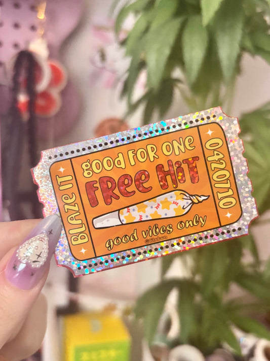 Free Hit Exclusive Sticker