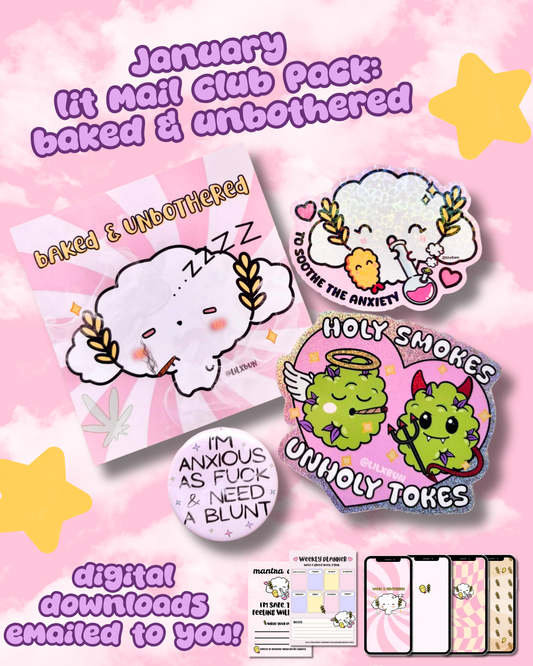 Lit Mail Club - January Pack
