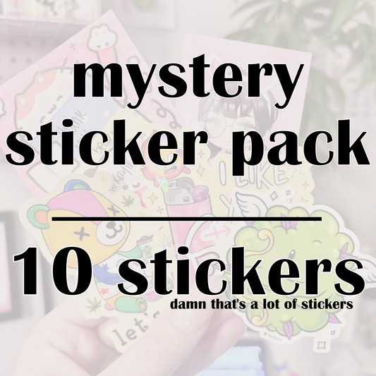 Mystery Sticker Bundle -10 Random Stickers!