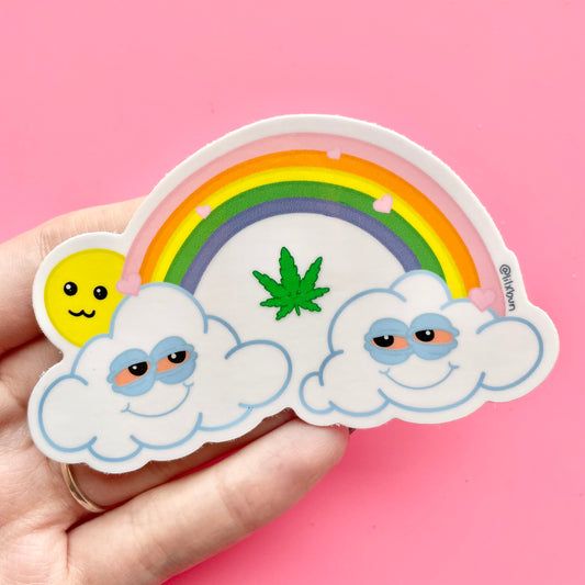 Cloud Rainbow Sticker