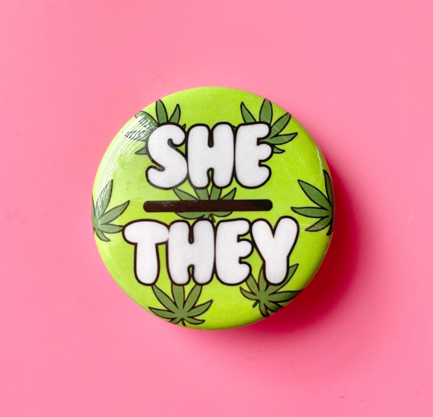 She/They Button 1.5"