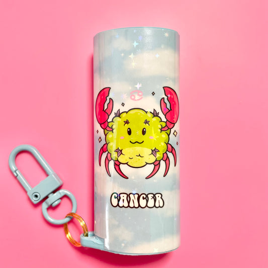 Cancer Holographic Keychain Lighter Case