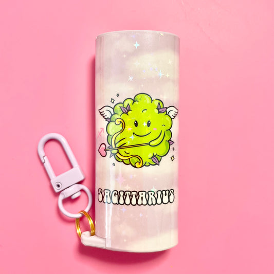 Sagittarius Holographic Keychain Lighter Case