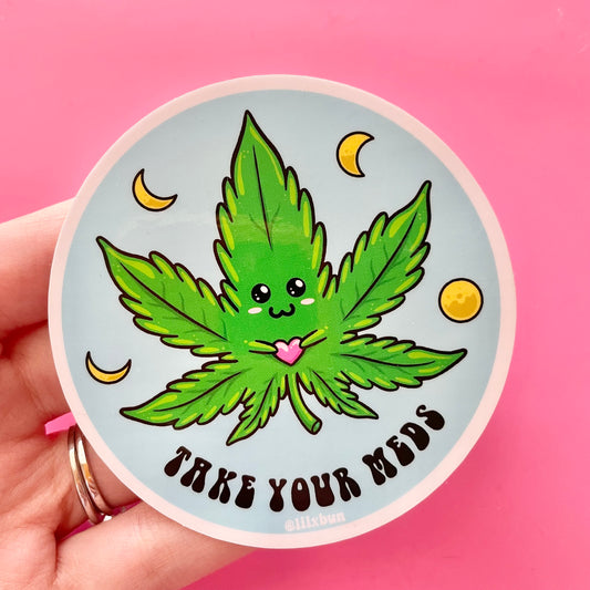 Take Your Meds V1 Sticker