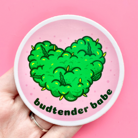 Budtender Babe Sticker